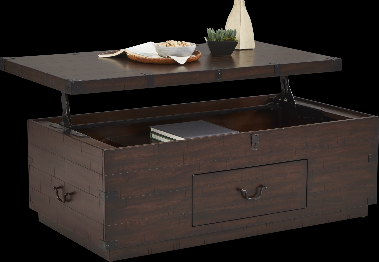 Sandsen Way Brown Cocktail Table - Thumbnail - Image 4