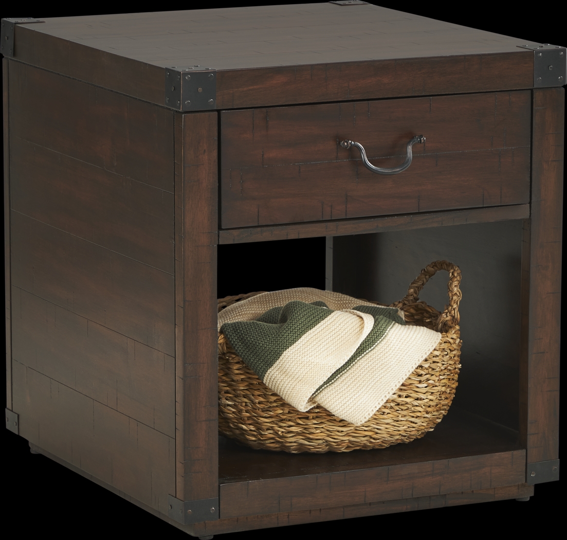 Sandsen Way Brown End Table - Thumbnail - Image 2