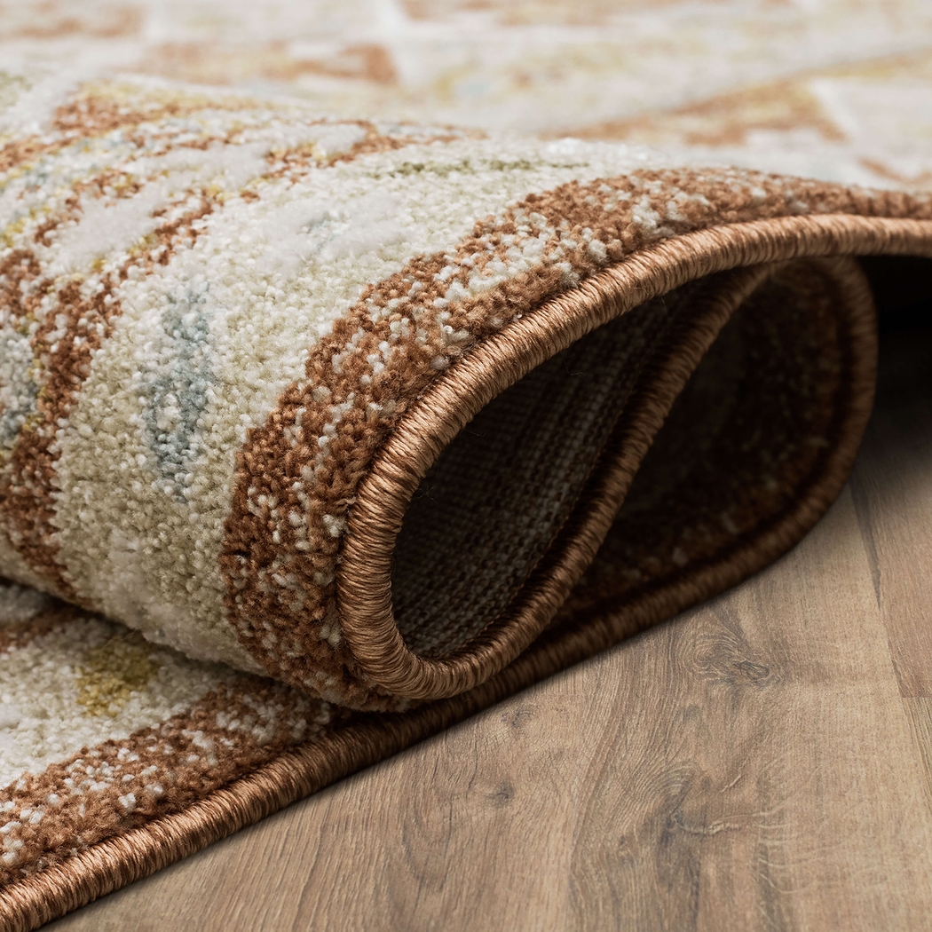 Sandwe Terracotta 6'6 x 9'10 Rug - Thumbnail - Image 7