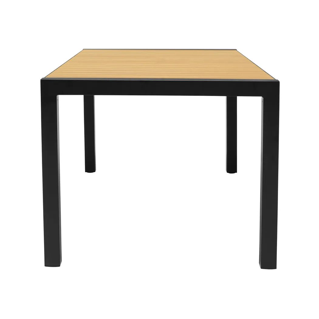 Sanellan Black Outdoor Dining Table - Thumbnail - Image 2