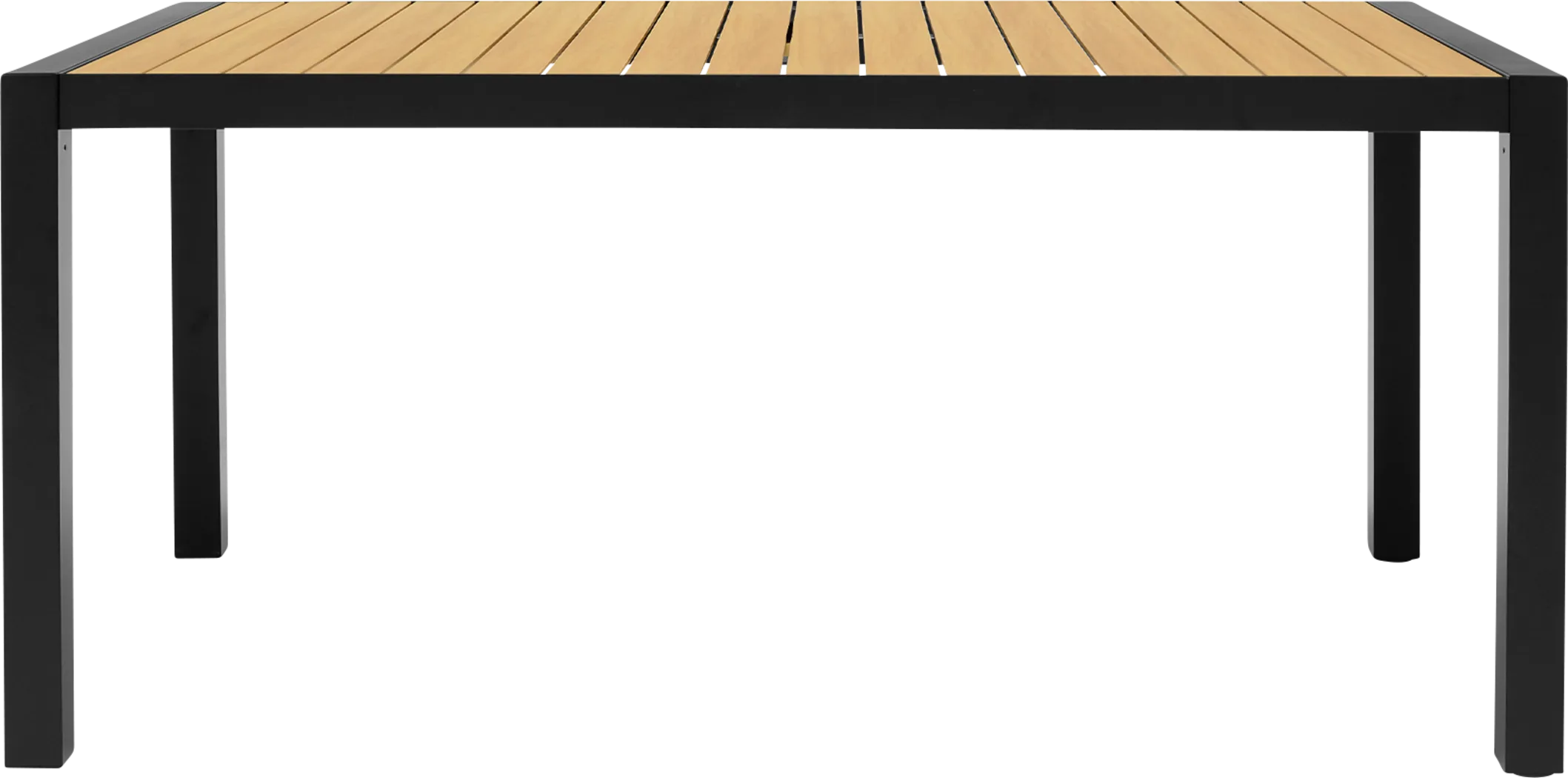 Sanellan Black Outdoor Dining Table - Thumbnail - Image 1