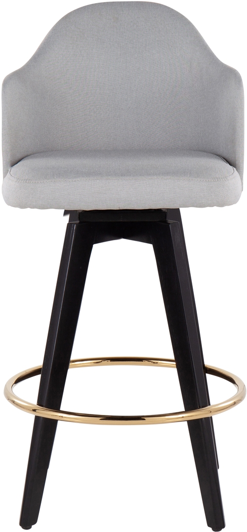 Sanellas I Gray Counter Height Stool, Set of 2 - Thumbnail - Image 6