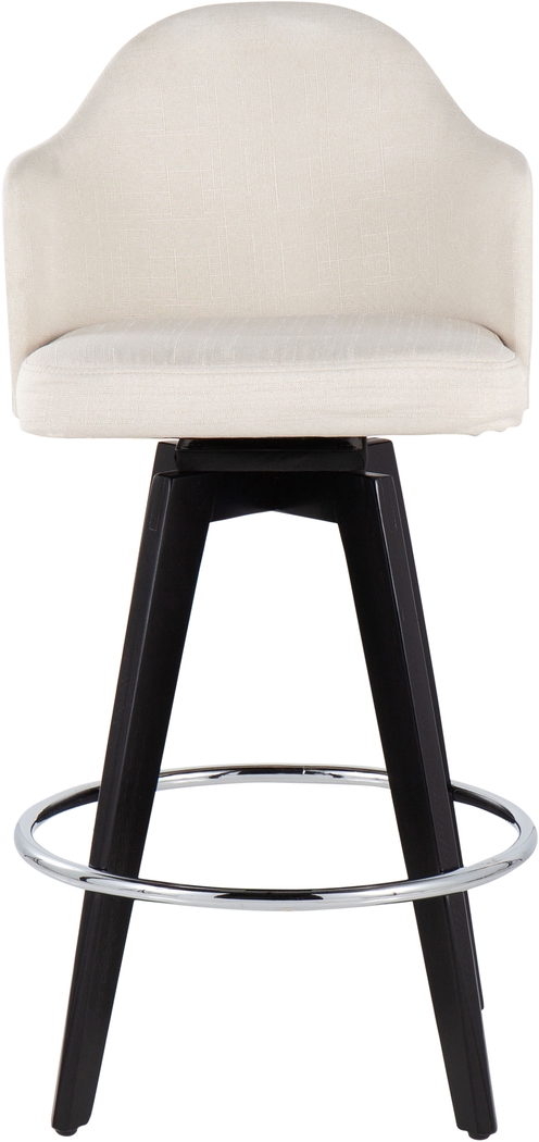 Sanellas II Cream Counter Height Stool, Set of 2 - Thumbnail - Image 6