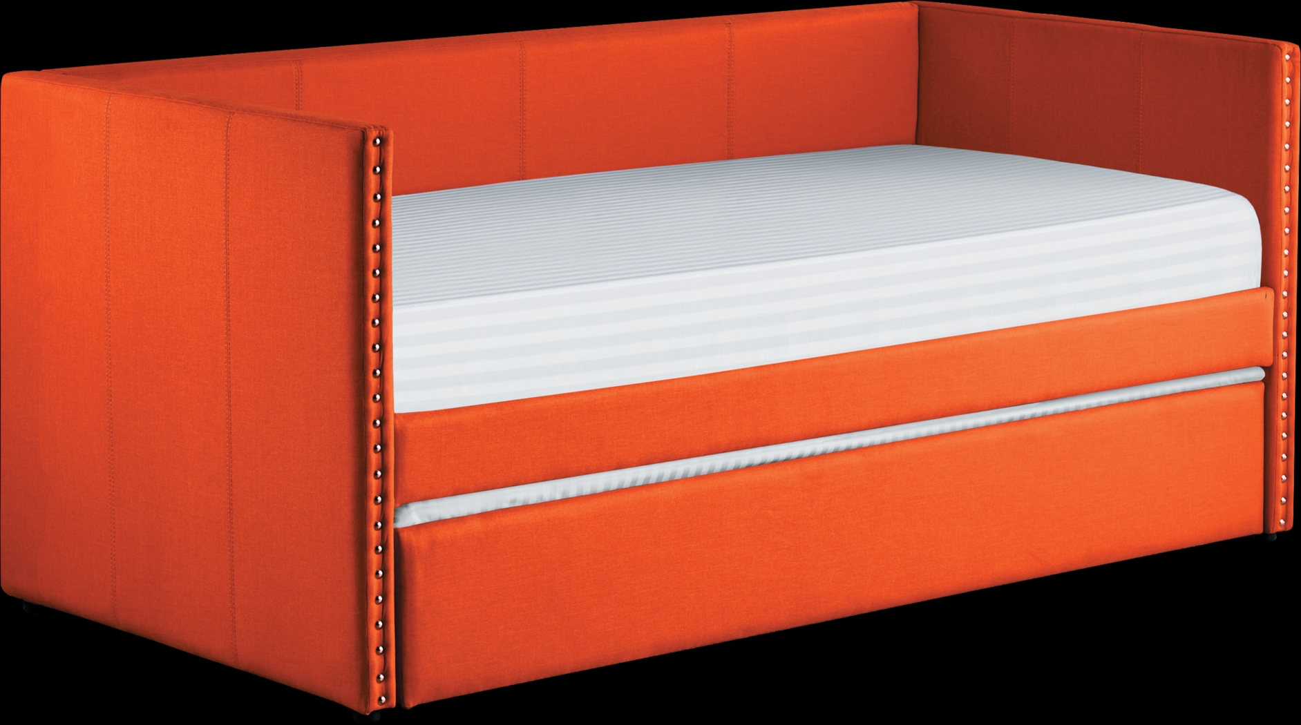 Sanford Way Orange Daybed with Trundle - Thumbnail - Image 2