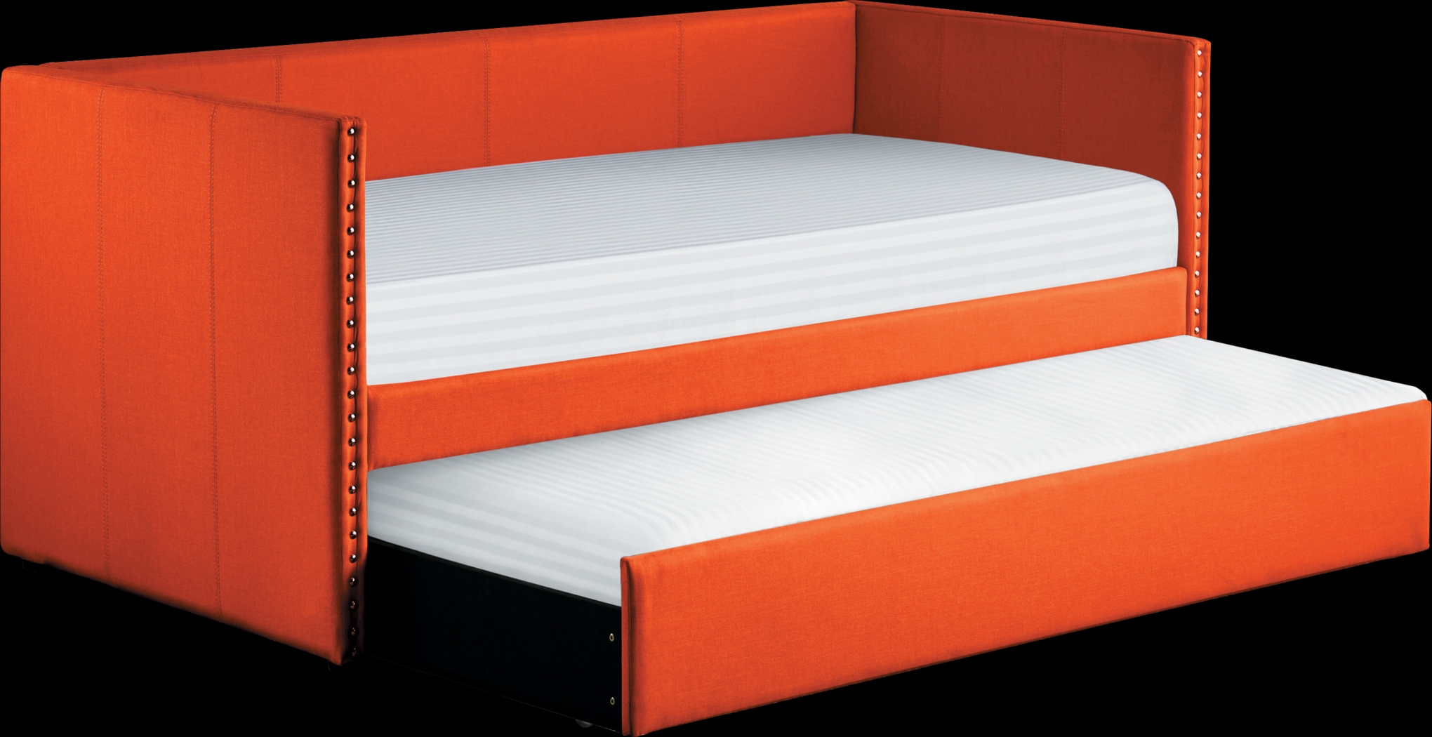 Sanford Way Orange Daybed with Trundle - Thumbnail - Image 3