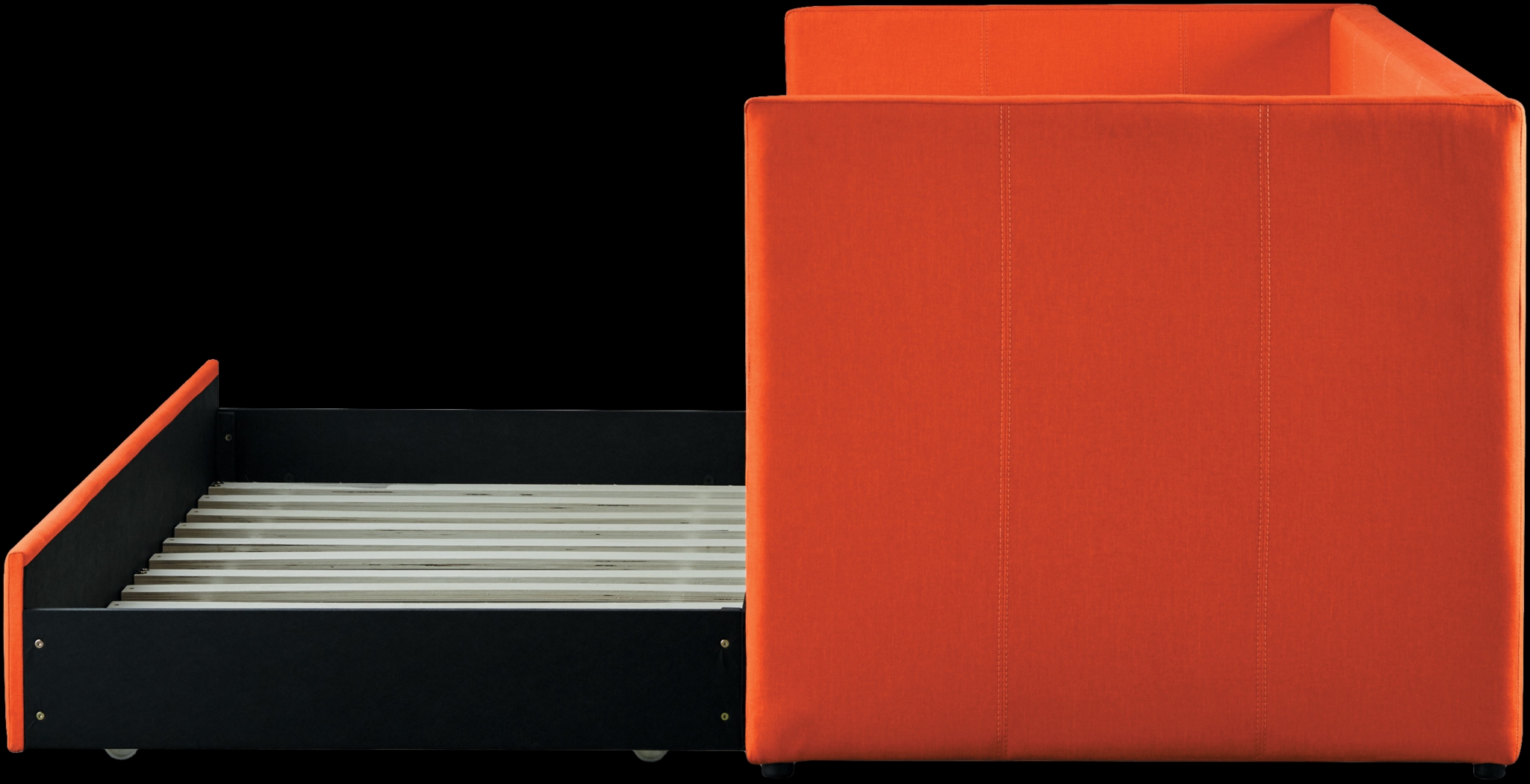 Sanford Way Orange Daybed with Trundle - Thumbnail - Image 4