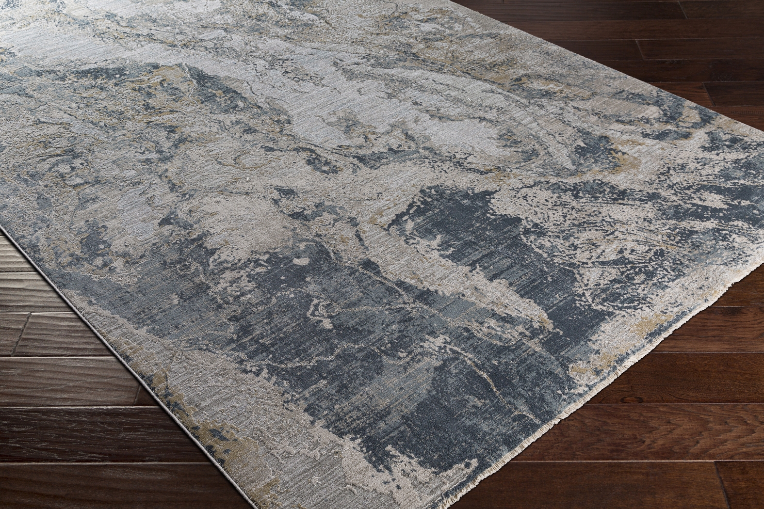 Sanfra Gray 7'10 x 10'3 Rug - Thumbnail - Image 2