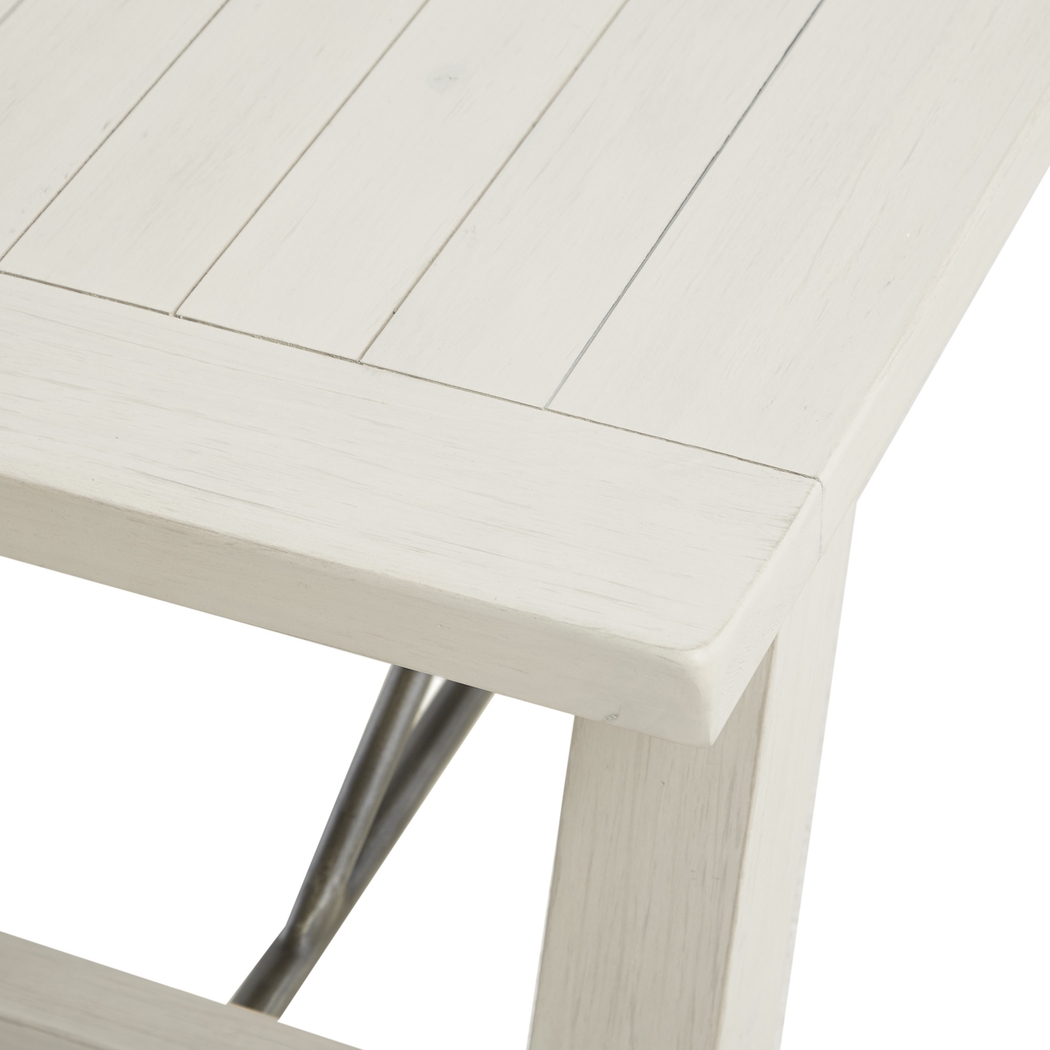 Sangamon White Dining Bench - Thumbnail - Image 4
