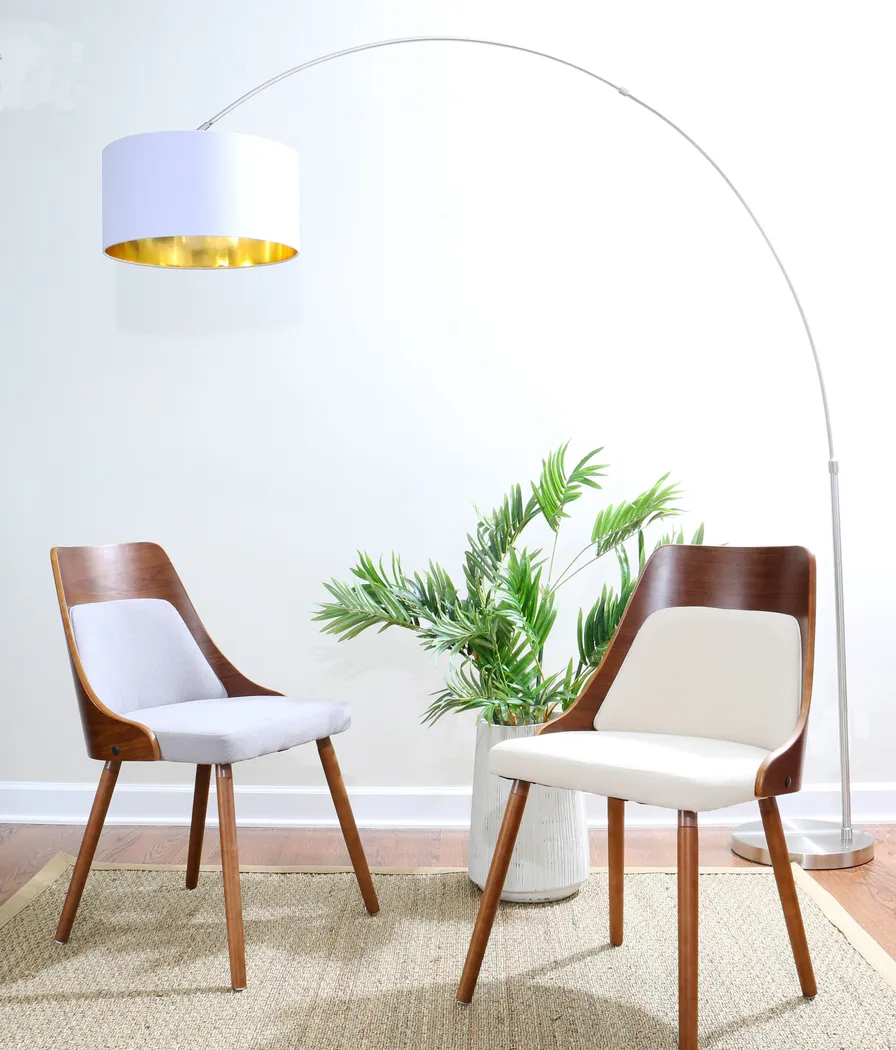 Sanger Court White Floor Lamp - Thumbnail - Image 3