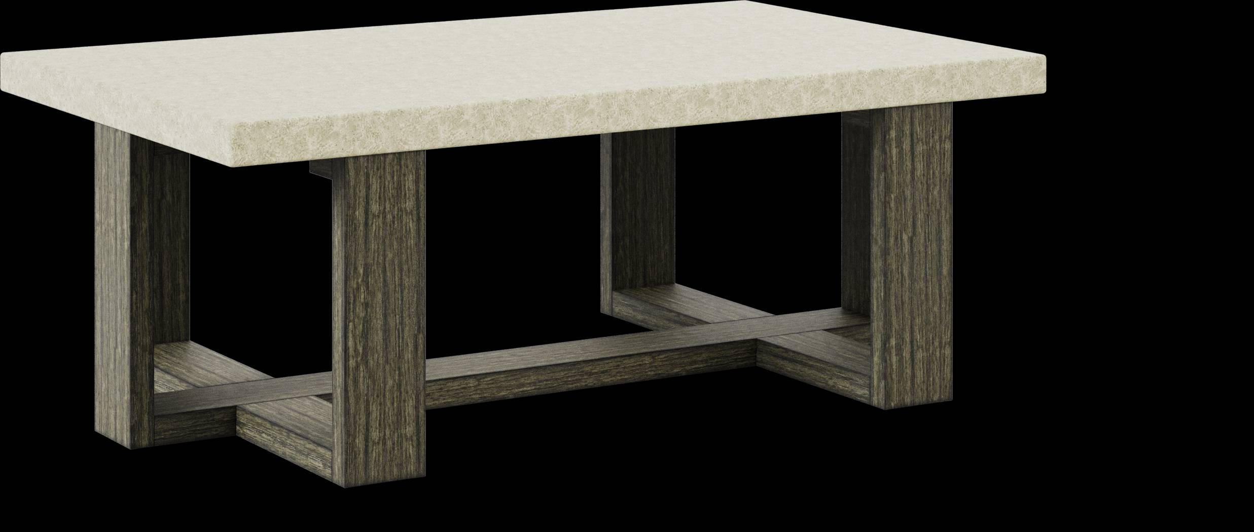 Sanger Gray Rectangle Cocktail Table - Thumbnail - Image 1