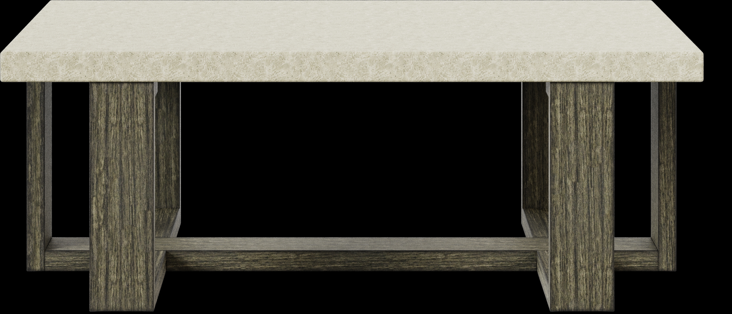 Sanger Gray Rectangle Cocktail Table - Thumbnail - Image 2