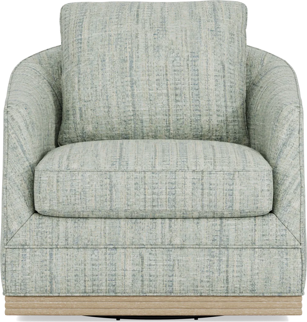 Sanibel Blue Swivel Chair - Image 3