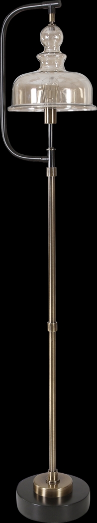 Sanjay Cave Brass Floor Lamp - Thumbnail - Image 1