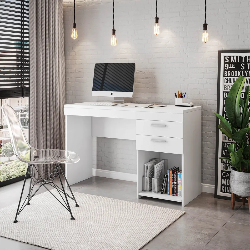 Sanoye White Desk - Thumbnail - Image 2
