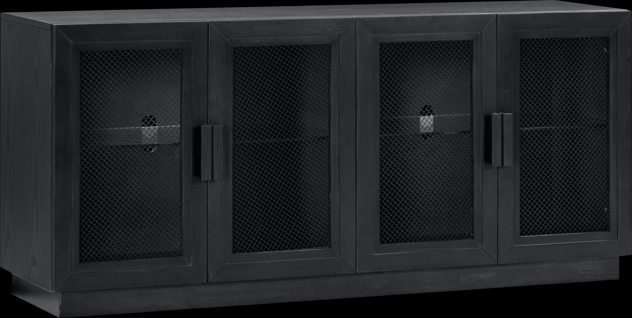 Sanpat Black 72.5 in. Console - Thumbnail - Image 1