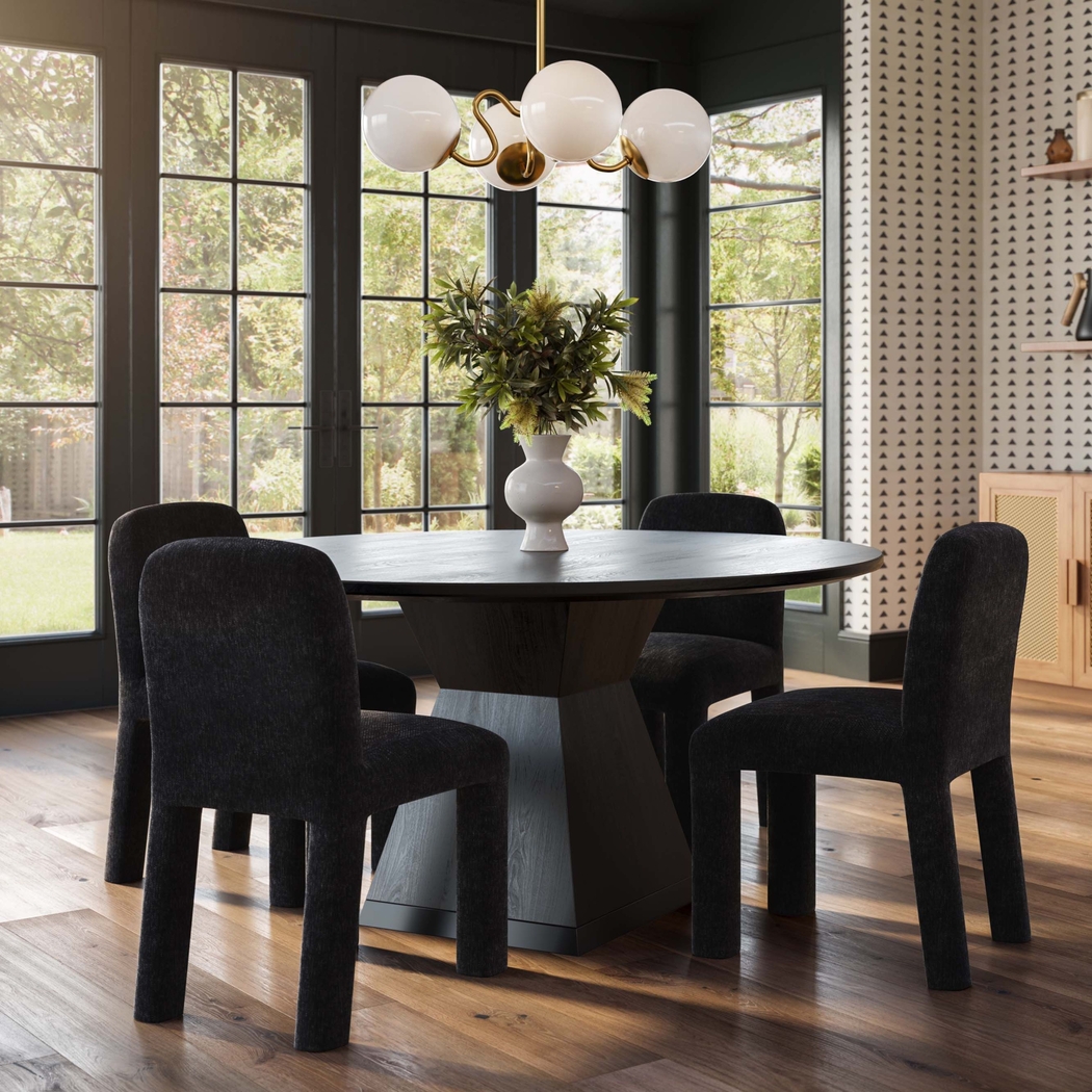 Sanpat I Black Dining Table - Thumbnail - Image 3