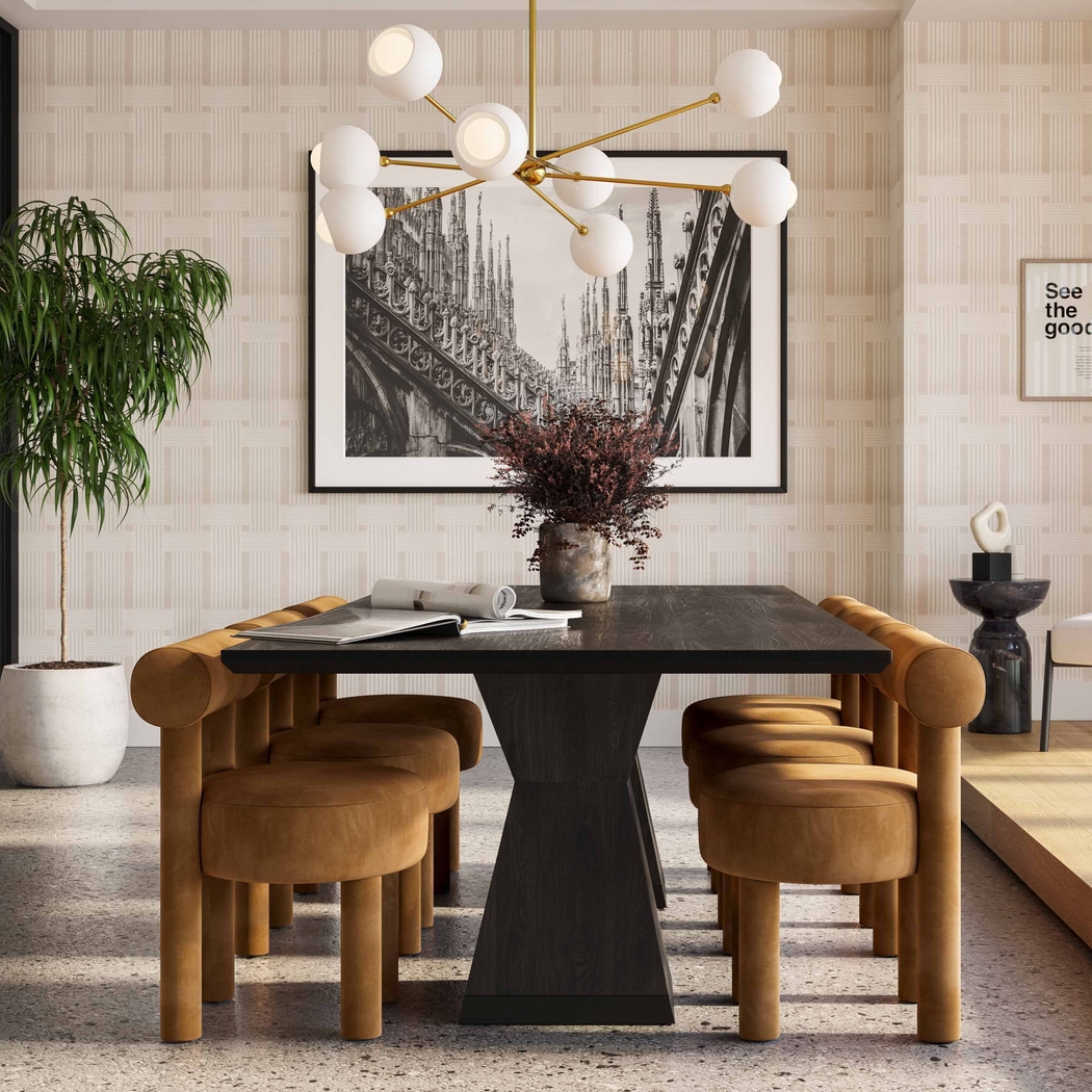 Sanpat II Black Dining Table - Thumbnail - Image 3