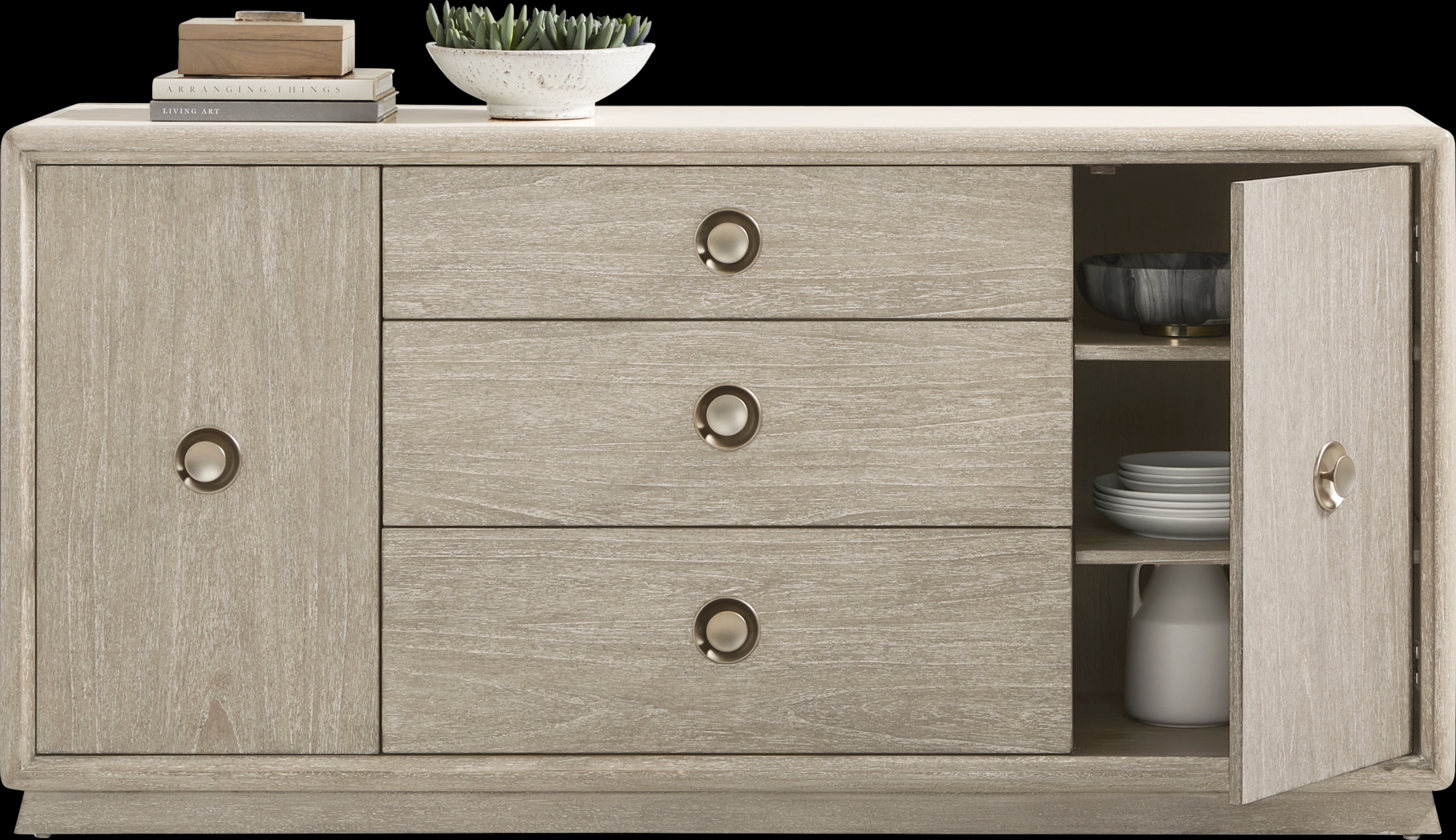 Santa Clarita Light Gray Server - Thumbnail - Image 2