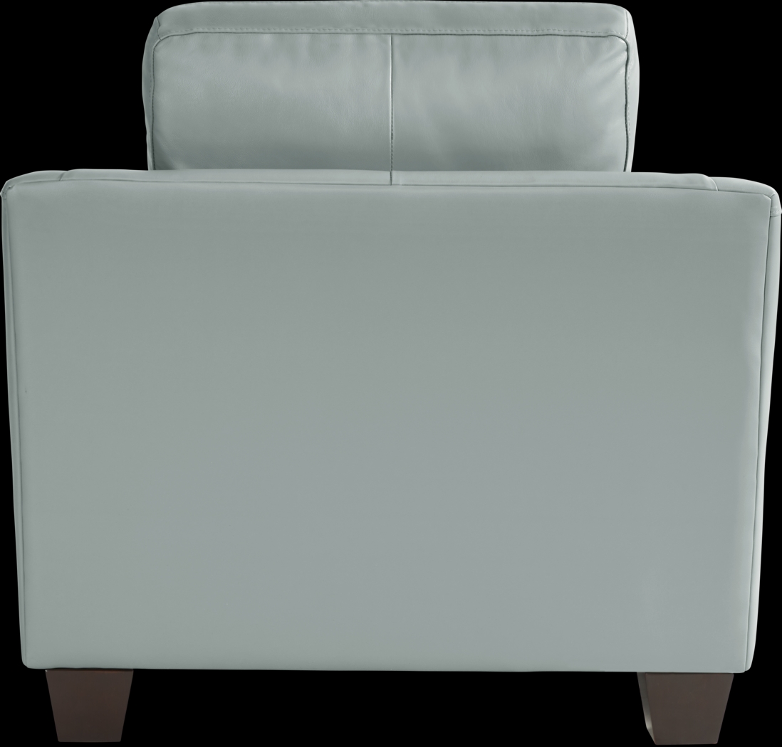 Santa Croce Mint Leather 6 Pc Living Room - Thumbnail - Image 10