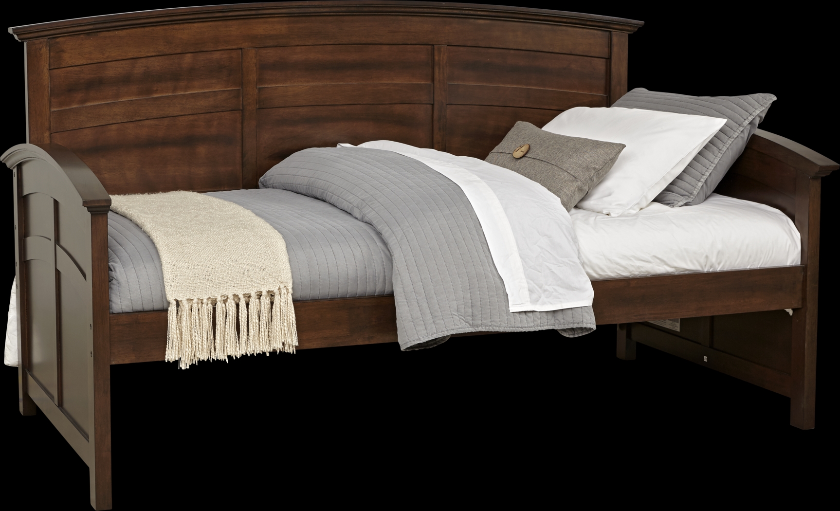 Santa Cruz Brown Cherry Twin Daybed - Thumbnail - Image 1