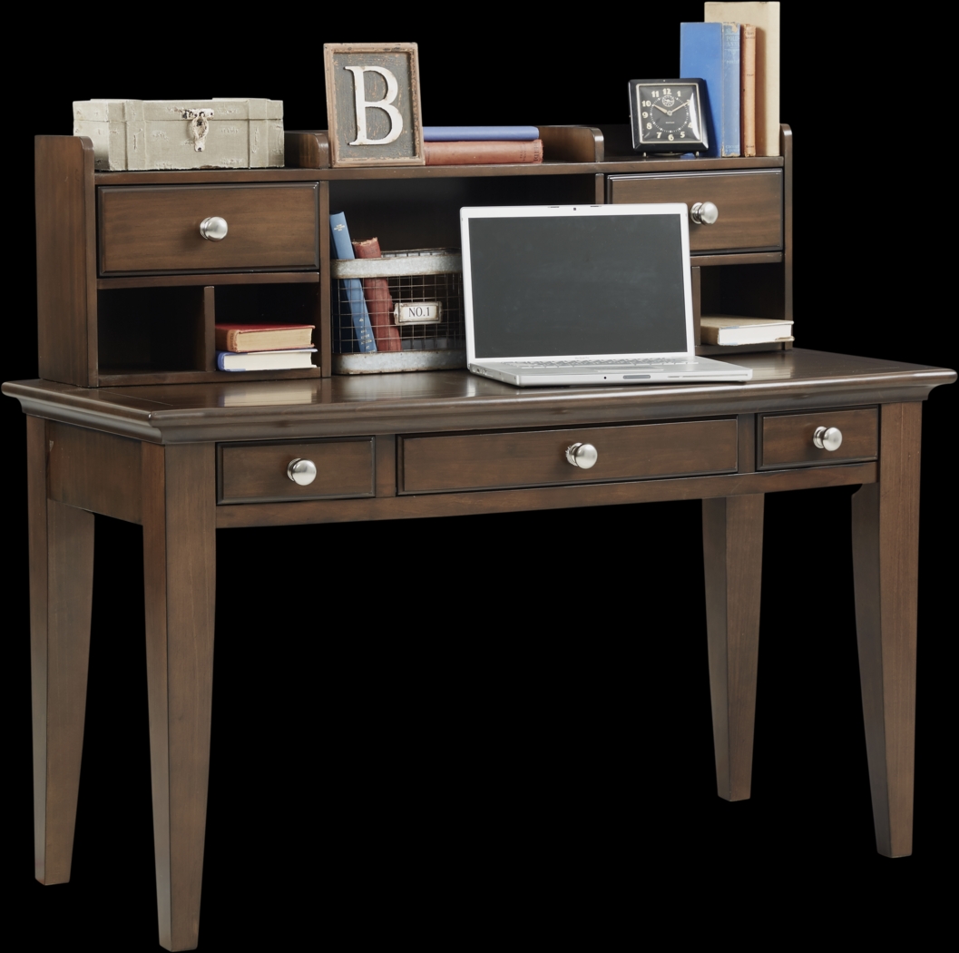 Kids Santa Cruz Cherry Desk & Hutch - Thumbnail - Image 2