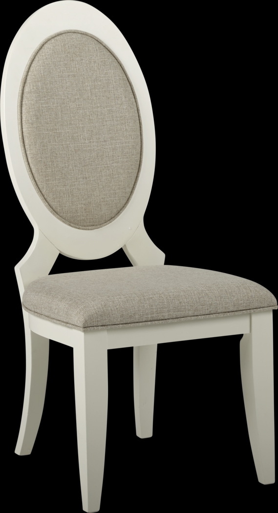 Santa Fiora White 5 Pc Round Dining Room - Thumbnail - Image 4