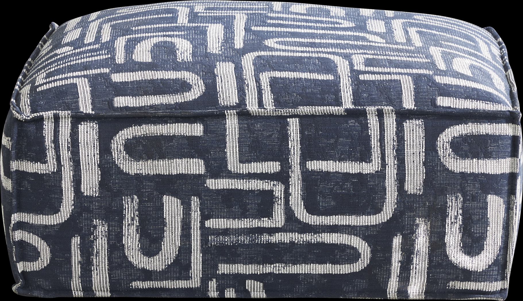 Santa Monica Place Blue Accent Cocktail Ottoman - Thumbnail - Image 2