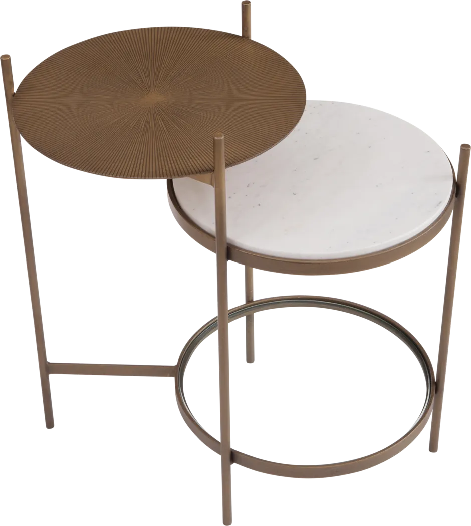 Santiam Gold Accent Table - Thumbnail - Image 2