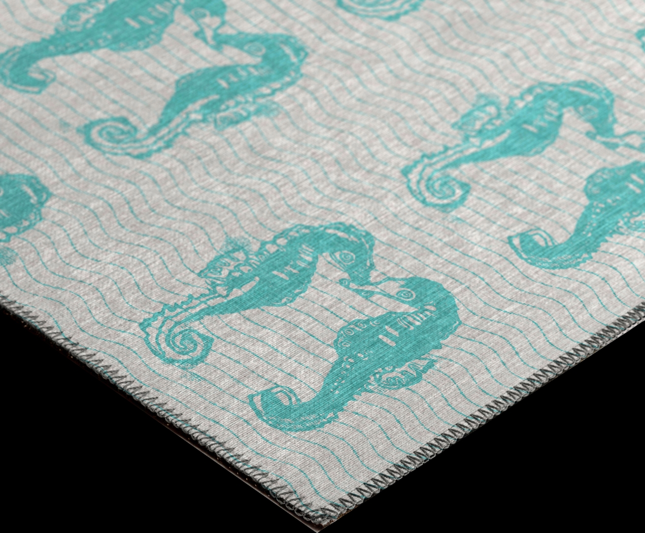 Santoli Blue 3' x 5' Rug - Thumbnail - Image 4