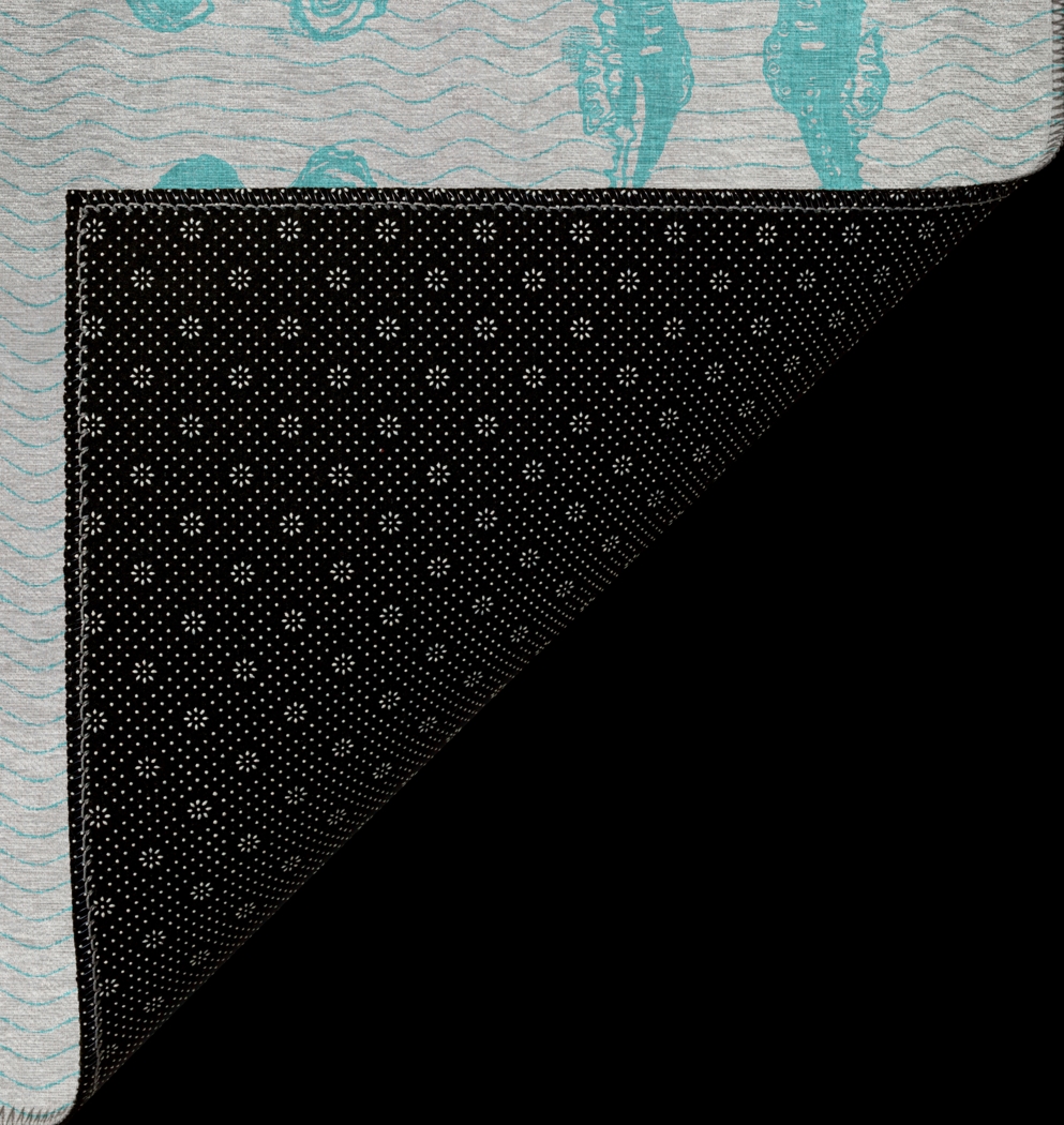 Santoli Blue 3' x 5' Rug - Thumbnail - Image 5