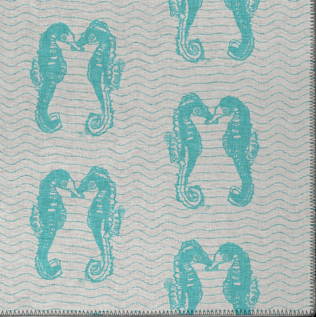 Santoli Blue 5' x 8' Rug - Thumbnail - Image 3