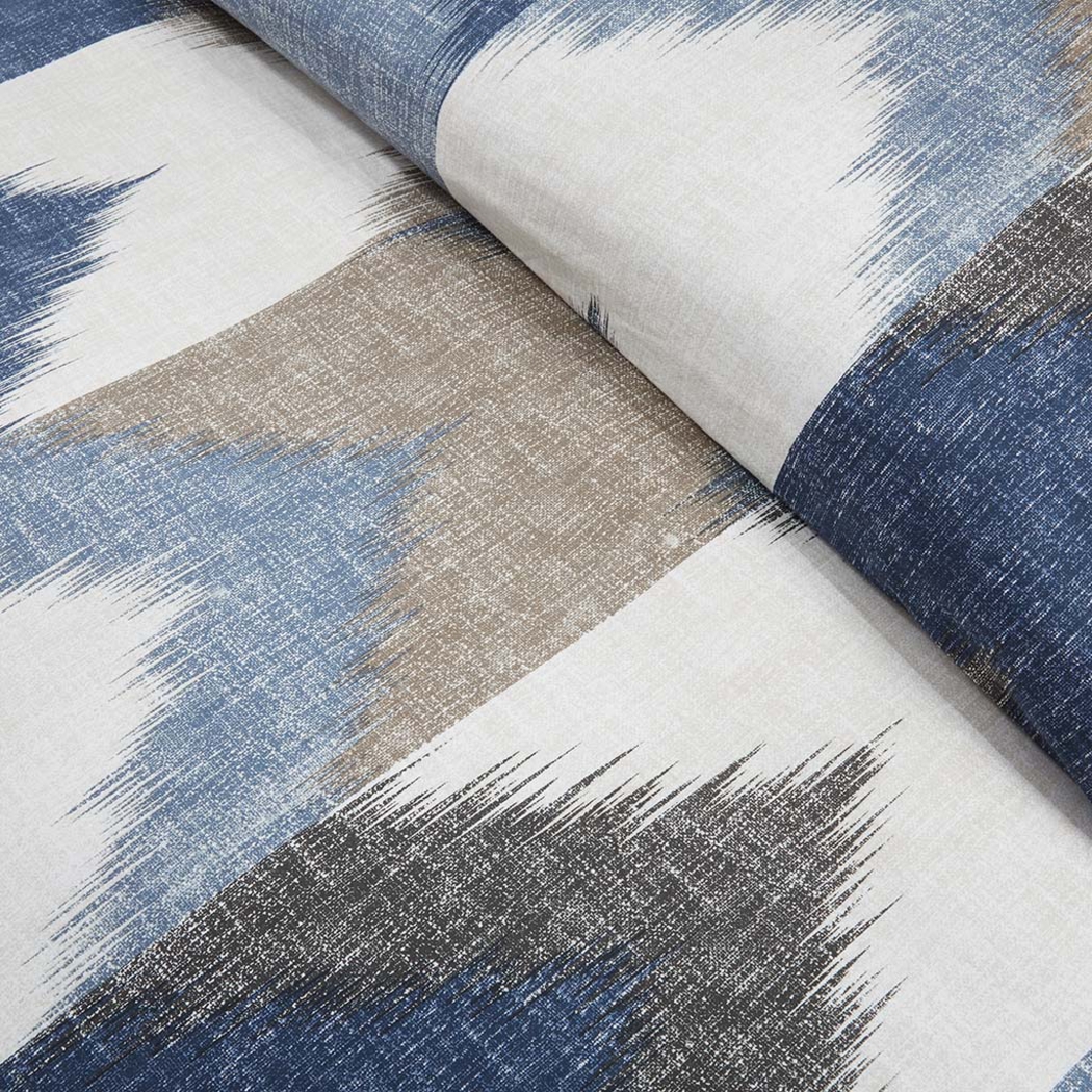 Santro Navy 3 Pc King/California King Comforter Set - Thumbnail - Image 3