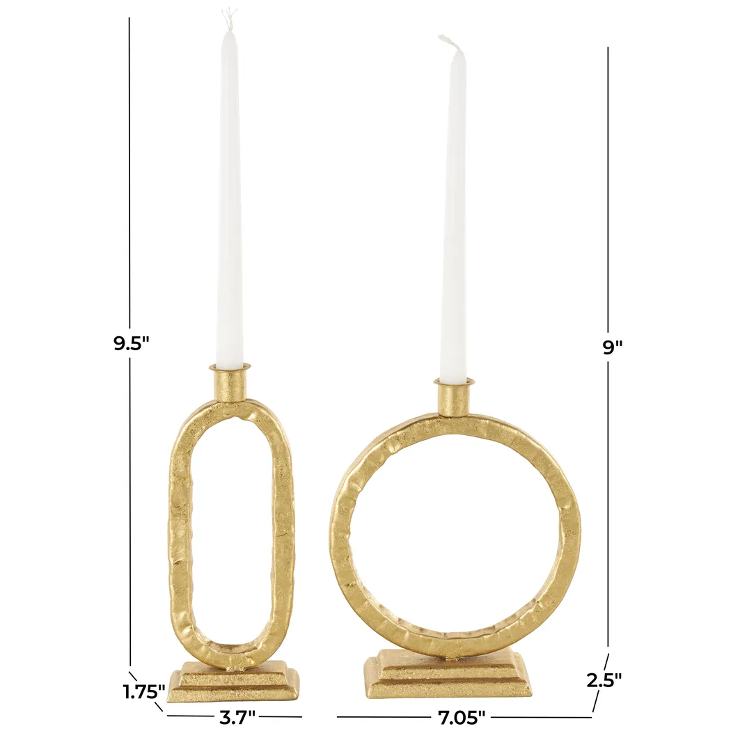 Saohe Gold Candle Holder - Thumbnail - Image 4