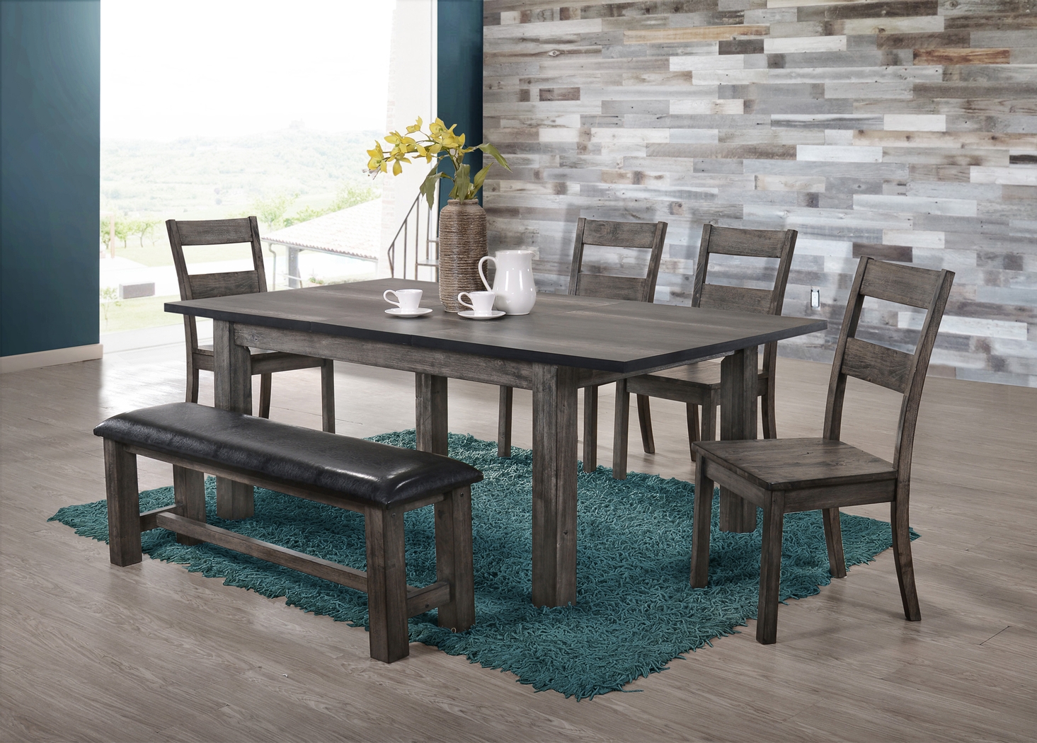 Sapling Gray Oak Bench - Thumbnail - Image 2