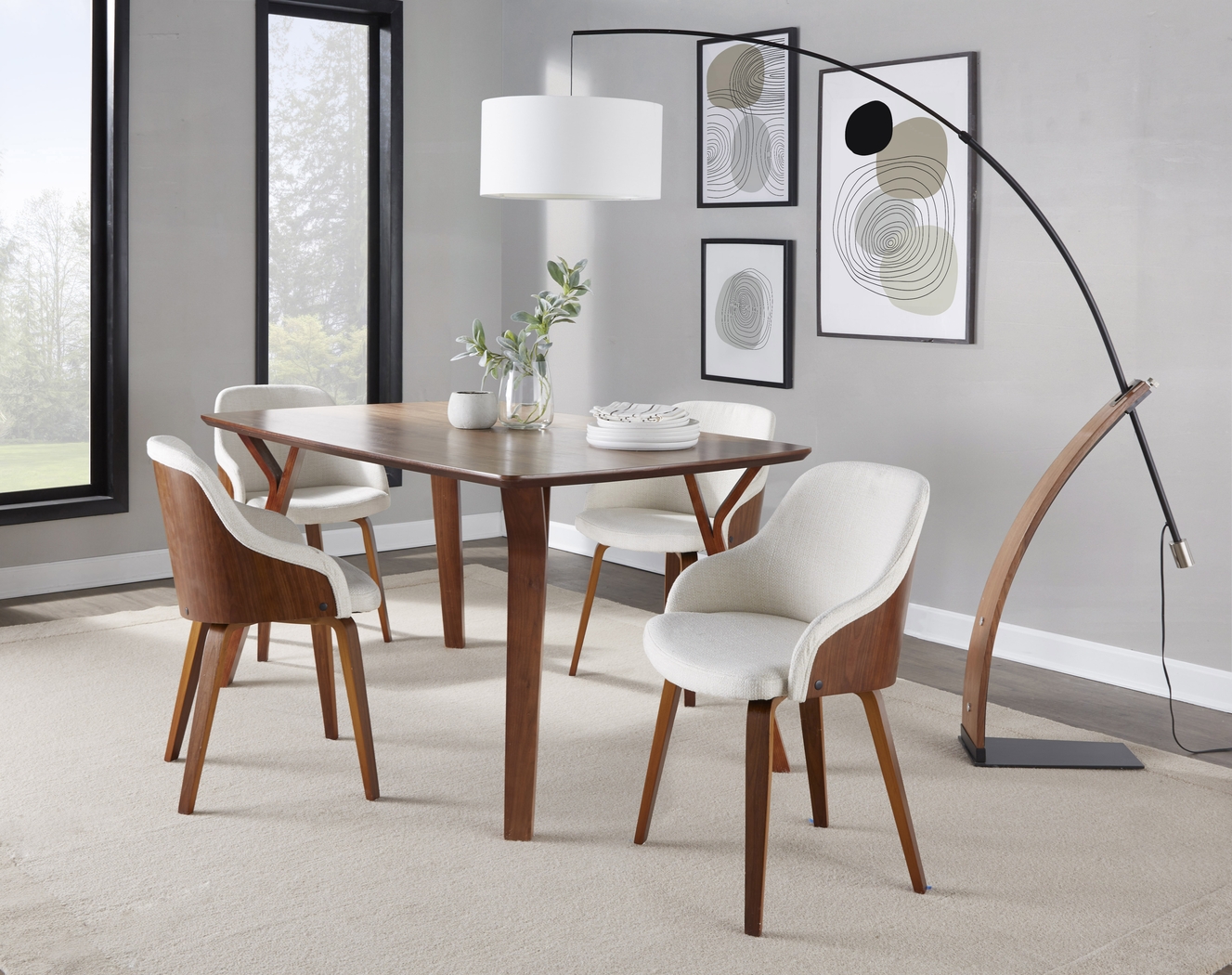 Sappington Cream Side Chair, Set of 2 - Thumbnail - Image 6