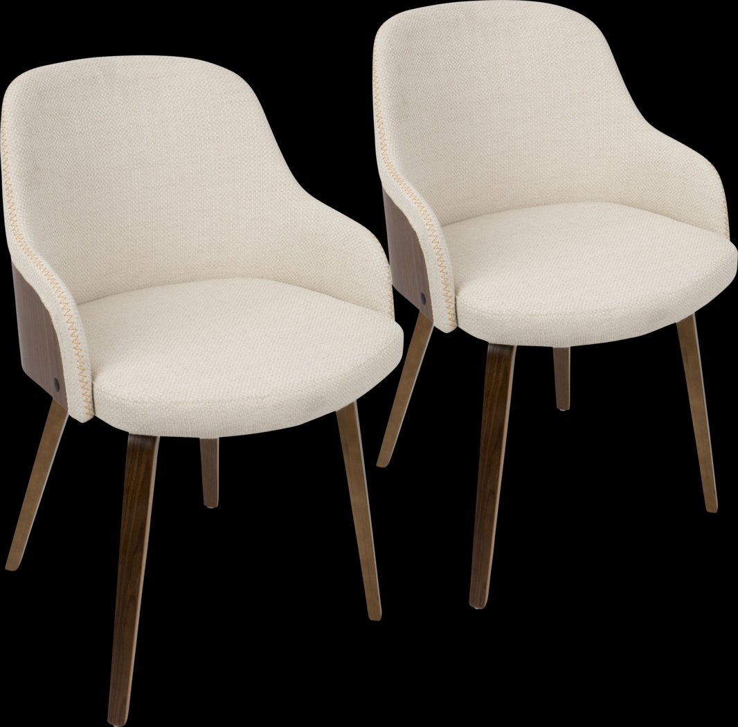 Sappington Cream Side Chair, Set of 2 - Thumbnail - Image 1