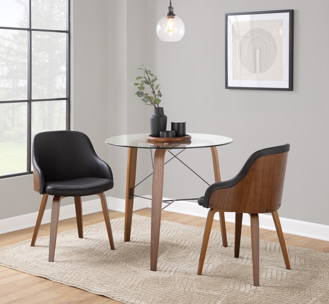Sappington II Black Side Chair, Set of 2 - Thumbnail - Image 3