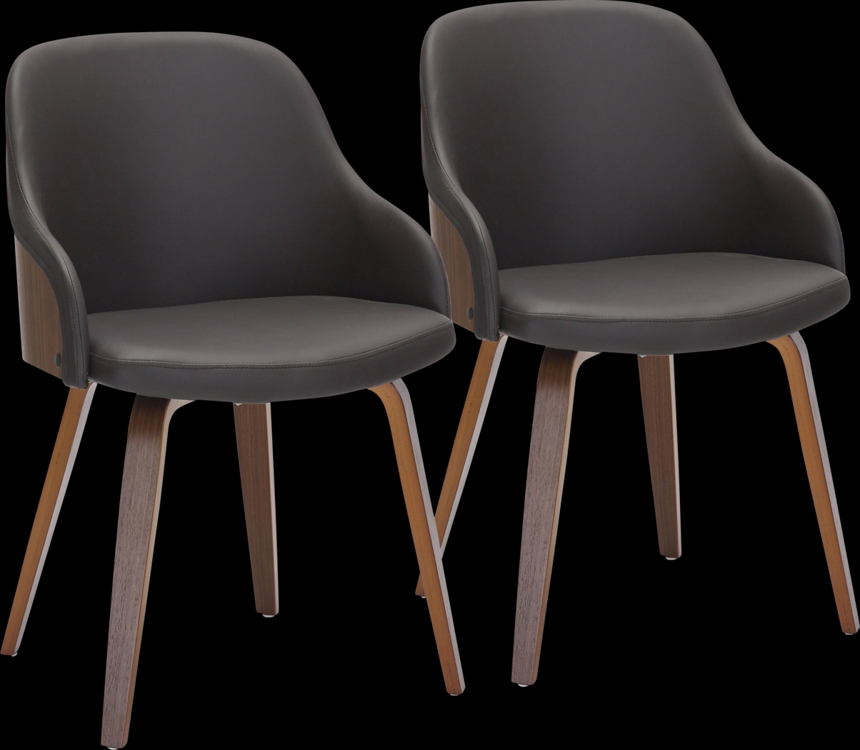 Sappington II Brown Side Chair, Set of 2 - Thumbnail - Image 1