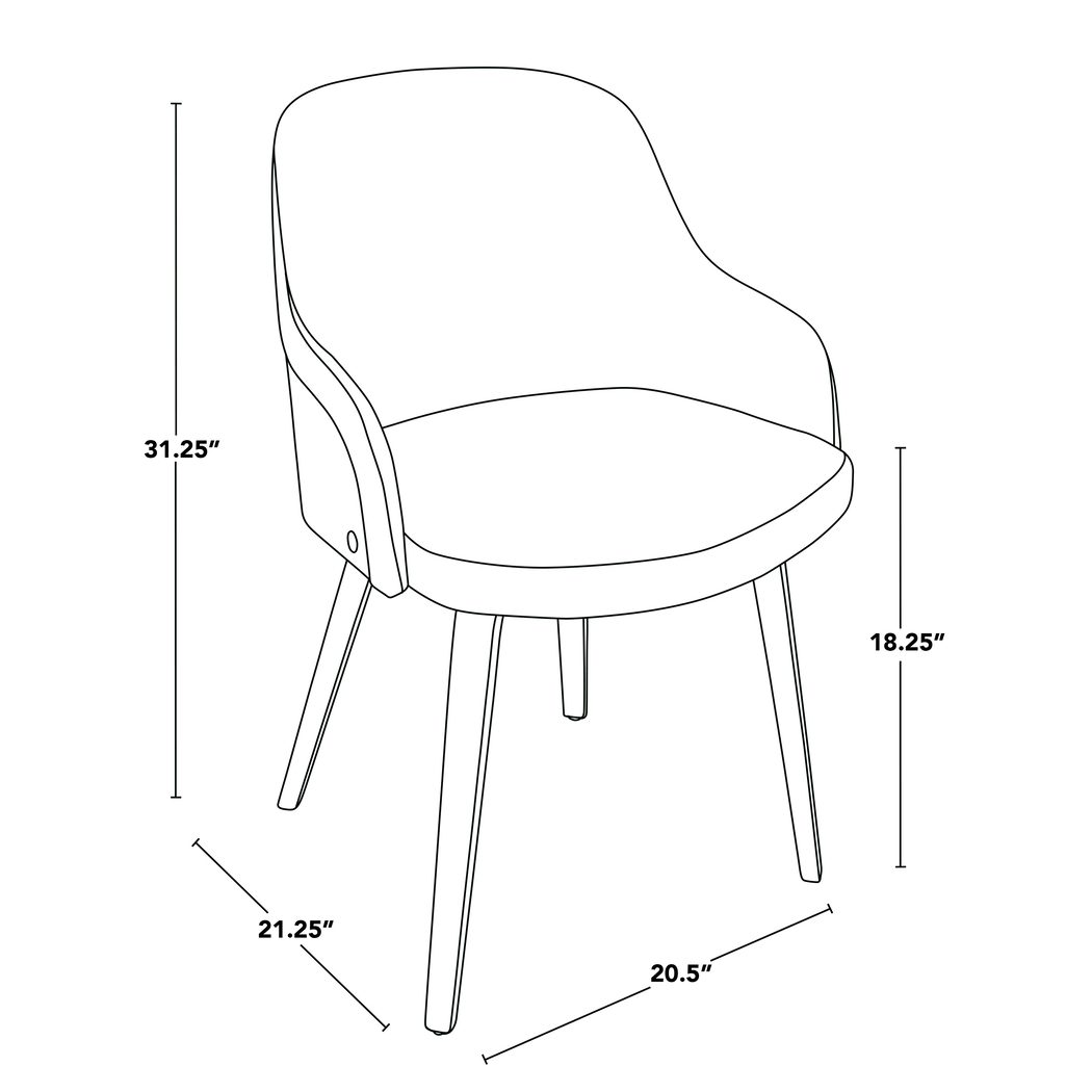 Sappington II Cream Side Chair, Set of 2 - Thumbnail - Image 9