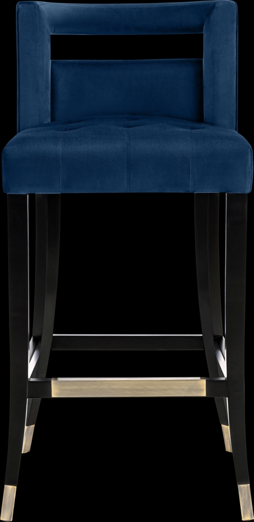 Saraelle Navy Barstool - Thumbnail - Image 2