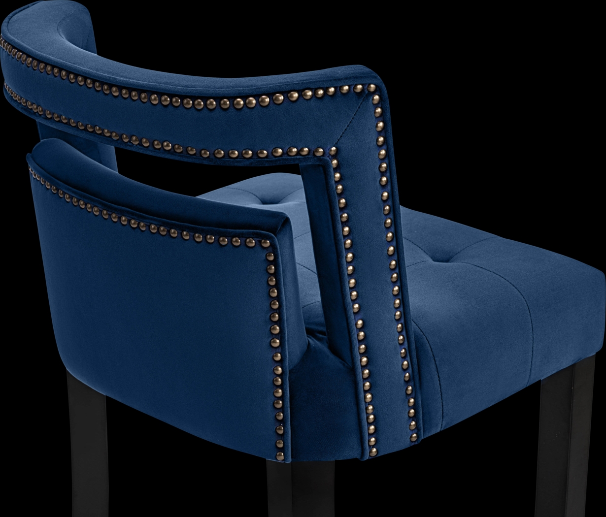 Saraelle Navy Barstool - Thumbnail - Image 4
