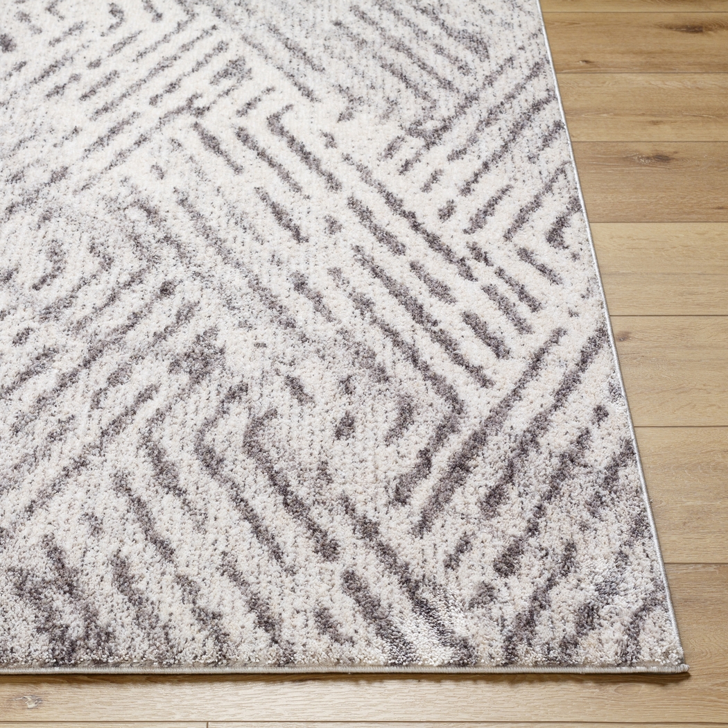 Saraf Light Gray 7'10 x 10' Area Rug - Thumbnail - Image 3