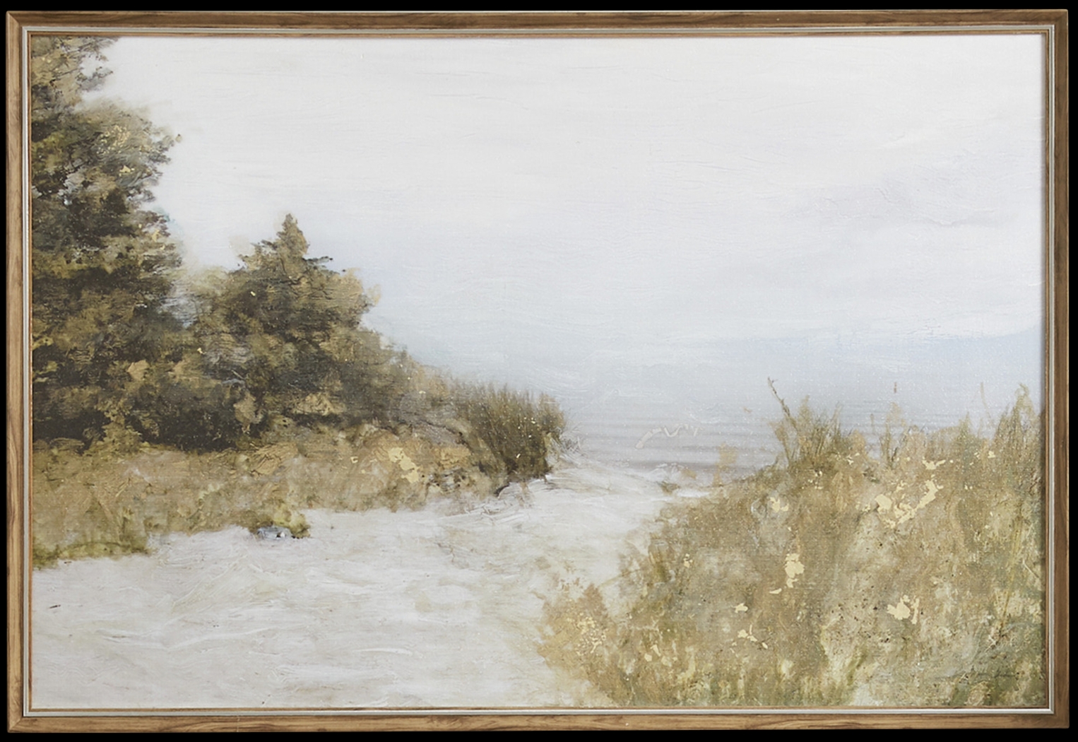 Saragossa Multi Gel Coated Framed Canvas - Thumbnail - Image 1