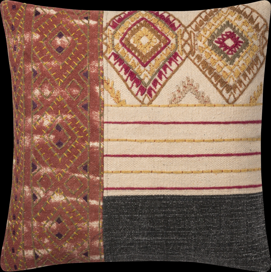 Sarai Orange Accent Pillow - Thumbnail - Image 1