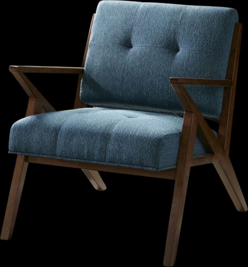 Sarann Blue Accent Chair - Thumbnail - Image 5