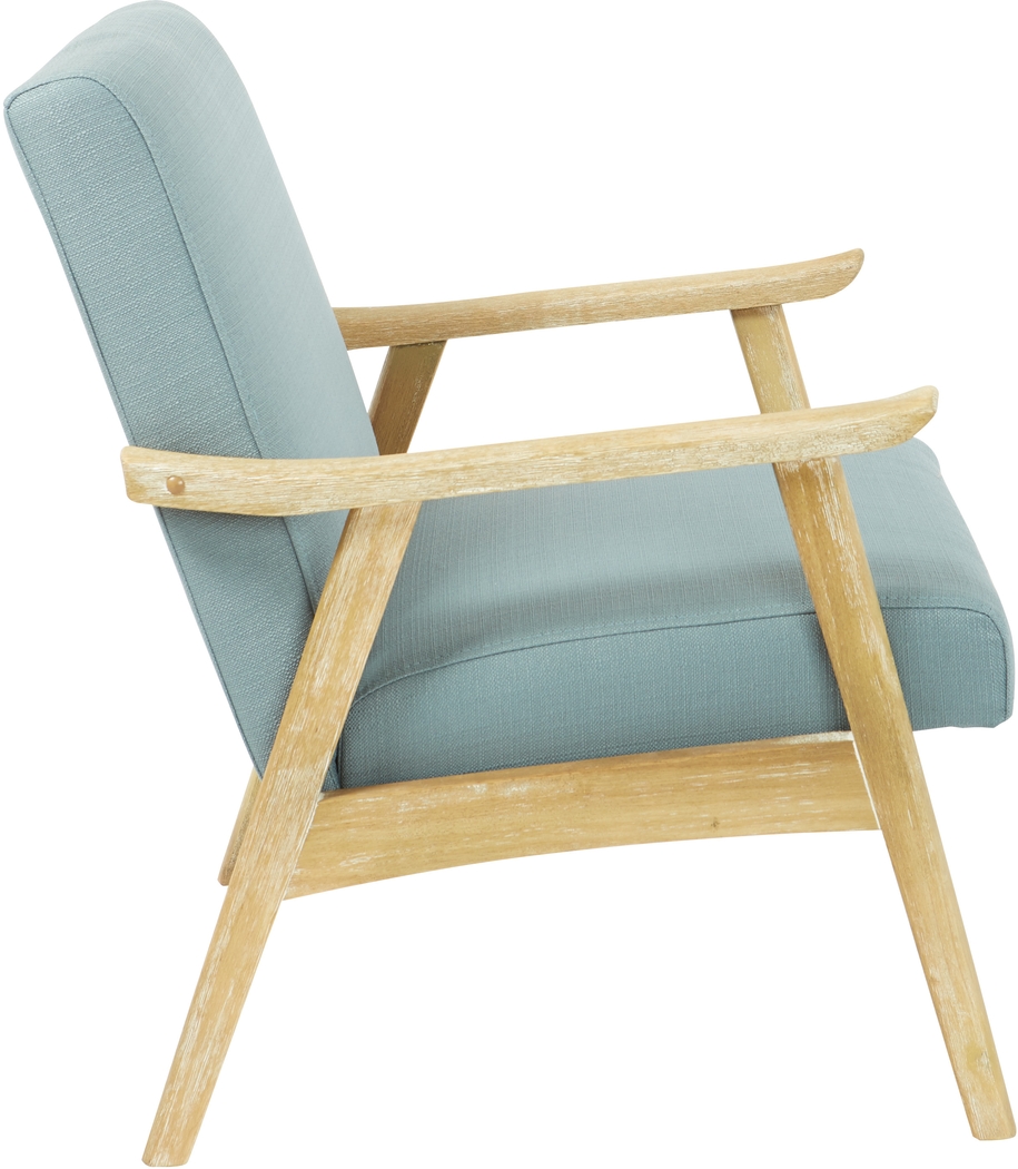 Sarapan I Blue Accent Chair - Thumbnail - Image 4