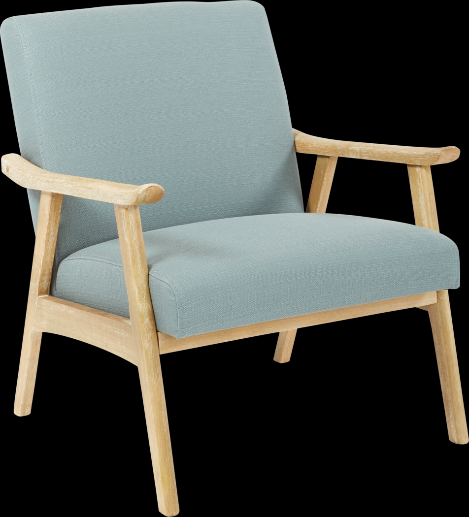 Sarapan I Blue Accent Chair - Thumbnail - Image 1