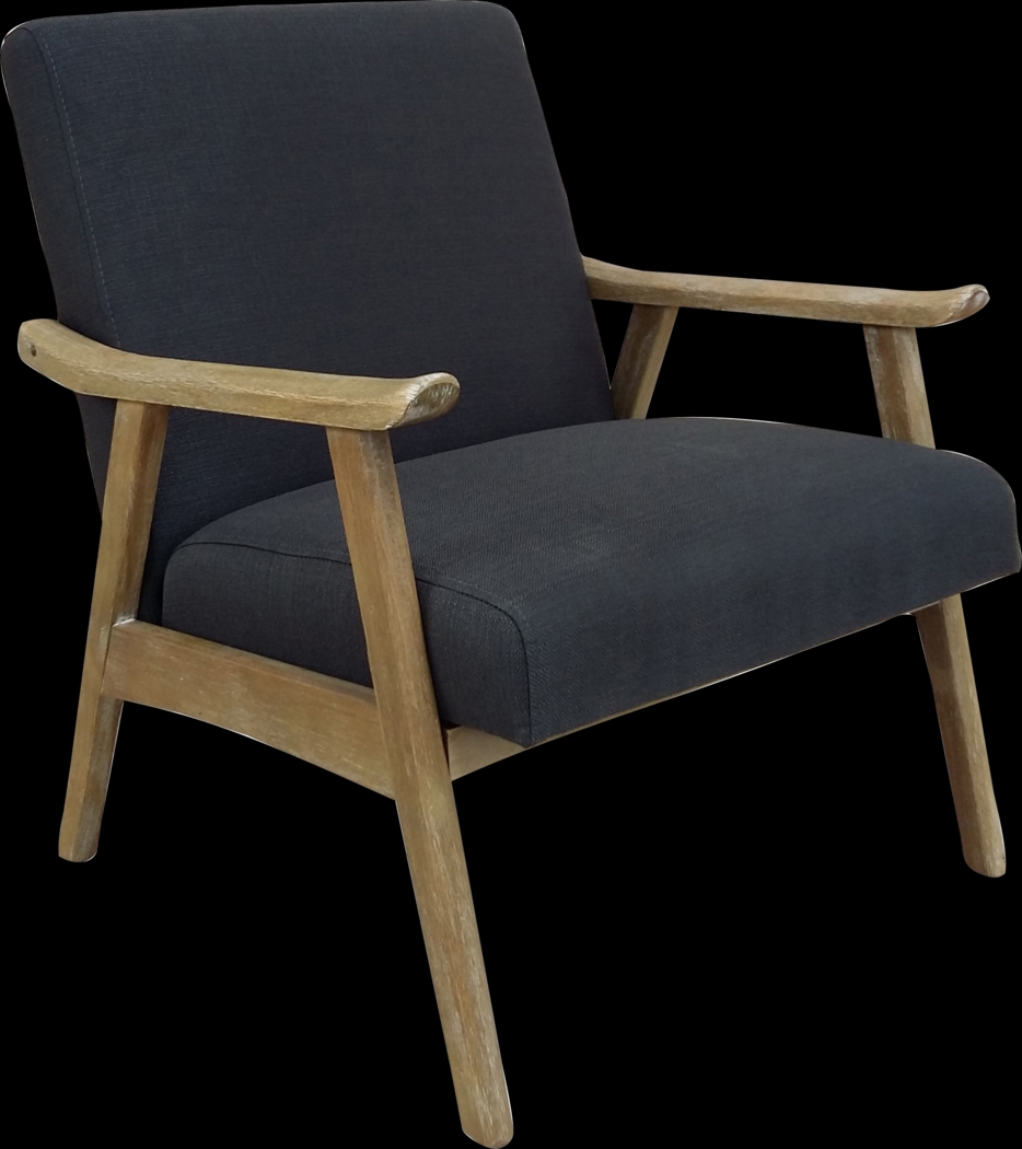 Sarapan I Charcoal Accent Chair - Thumbnail - Image 1