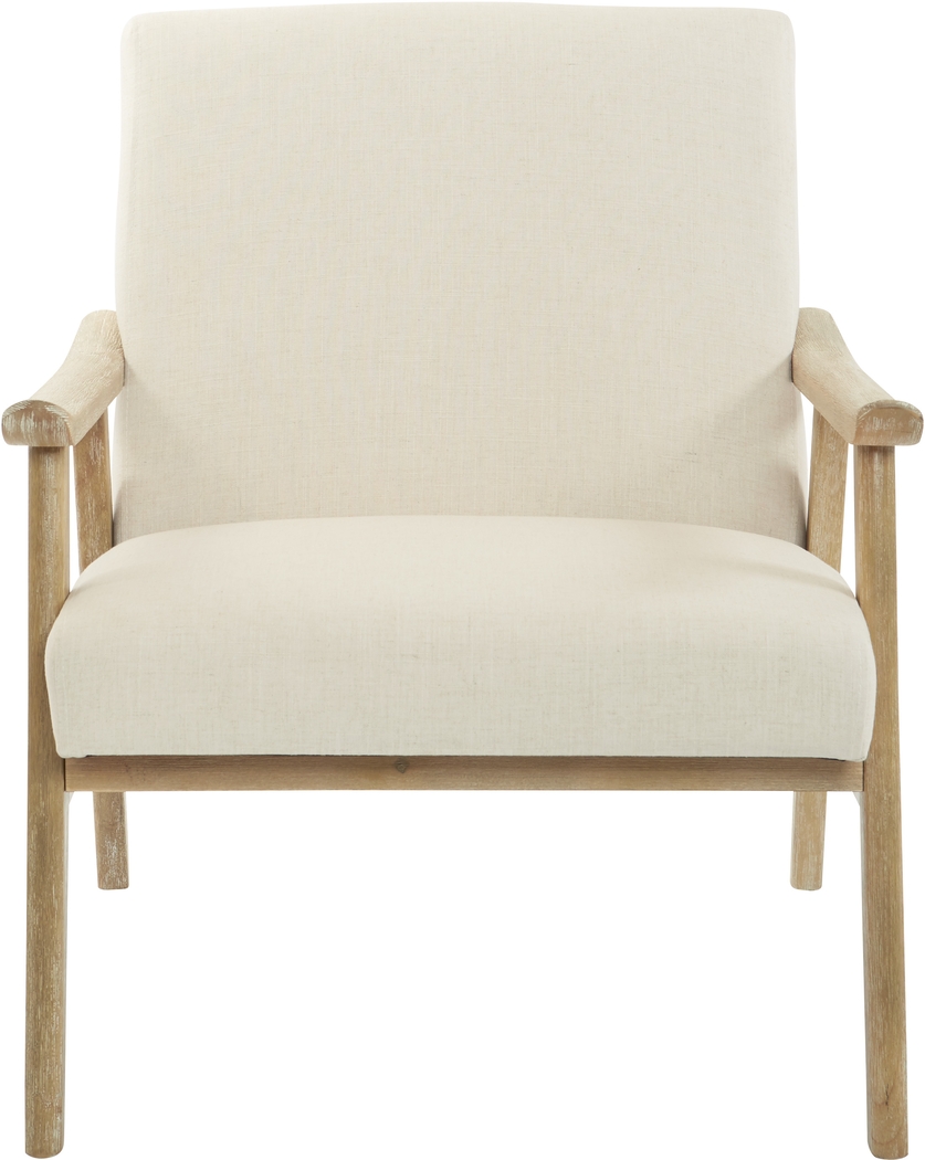 Sarapan I Cream Accent Chair - Thumbnail - Image 3