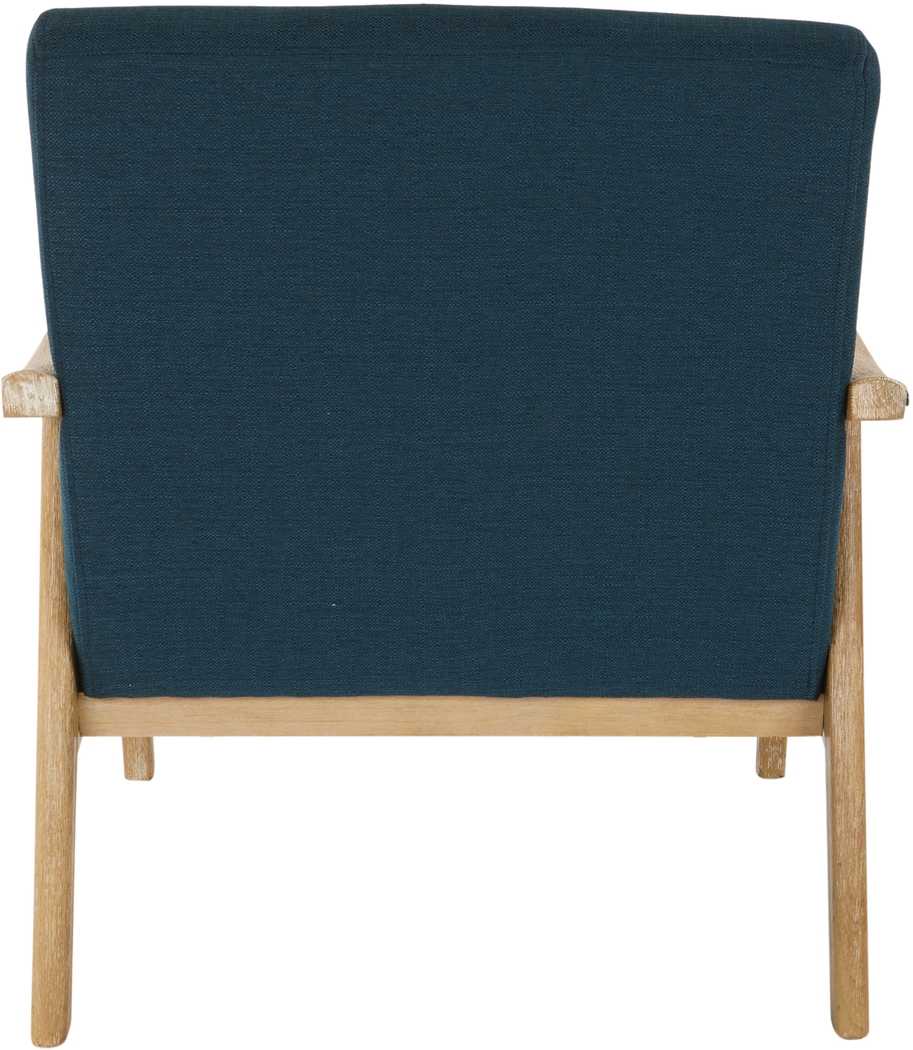 Sarapan I Dark Blue Accent Chair - Thumbnail - Image 5